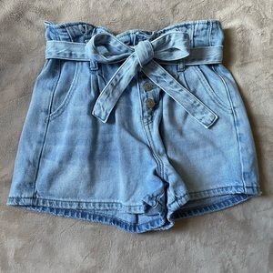 American Eagle Paperbag Jean Shorts